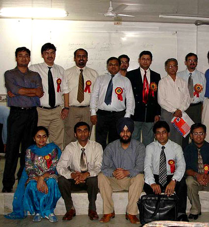 The cleft surgery team at Subharati, 2006